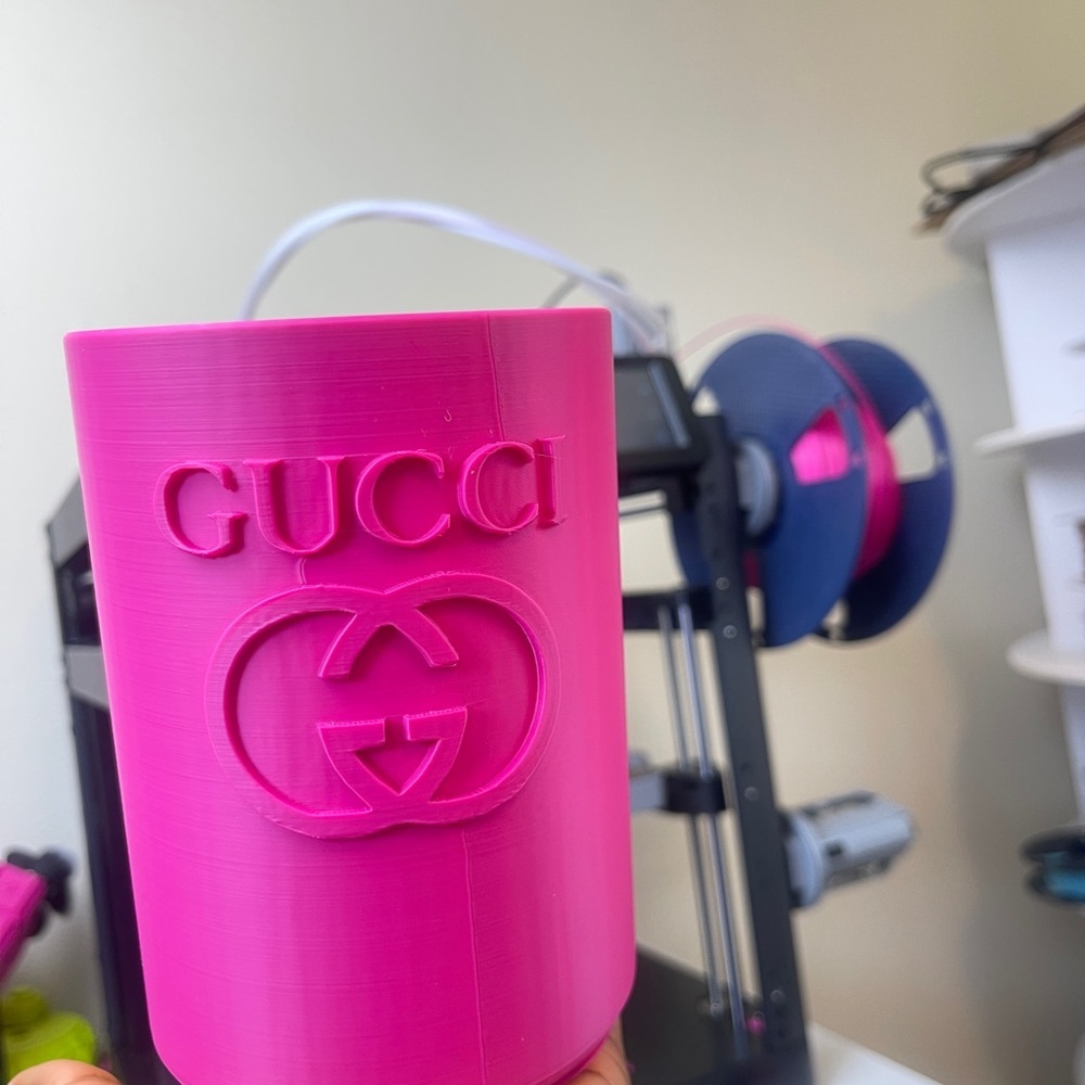 3D Printed Brush Or Pen Holder